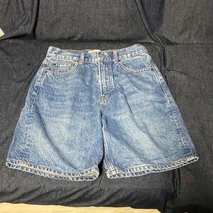 Reformation Blue Jean Shorts
